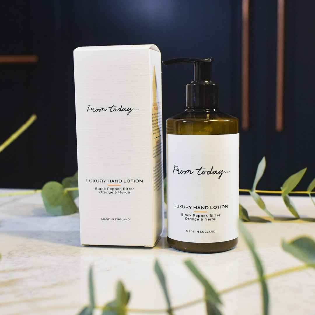 Black Pepper, Bitter Orange & Neroli Hand lotion with box