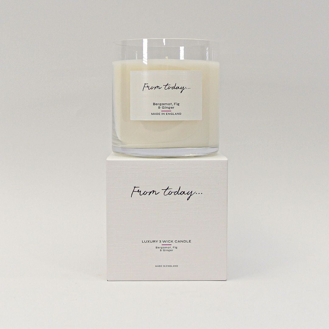 Bergamot, Fig & Ginger Candle (Three Wick)