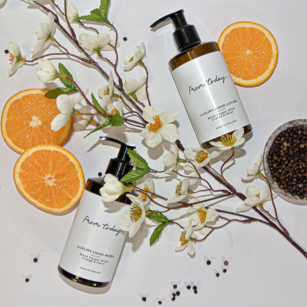 Black Pepper, Bitter Orange & Neroli Hand Wash and Hand Lotion